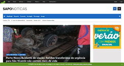 Desktop Screenshot of noticias.sapo.cv