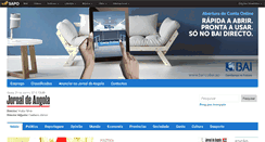 Desktop Screenshot of jornaldeangola.sapo.ao