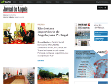 Tablet Screenshot of jornaldeangola.sapo.ao