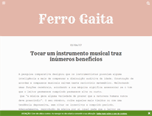 Tablet Screenshot of ferro-gaita.blogs.sapo.cv