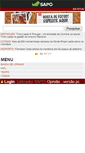 Mobile Screenshot of m.sapo.tl
