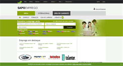 Desktop Screenshot of emprego.sapo.cv
