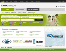 Tablet Screenshot of emprego.sapo.cv