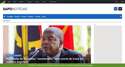 Desktop Screenshot of noticias.sapo.ao