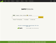 Tablet Screenshot of pesquisa.sapo.mz