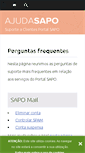 Mobile Screenshot of ajuda.sapo.ao