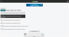 Desktop Screenshot of m.sapo.mz