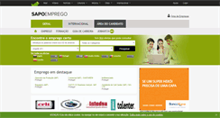 Desktop Screenshot of emprego.sapo.ao